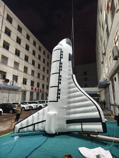 OEM Custom Inflatable Space Shuttle, Commercial Grade Advertising Inflatable for Science Exhibition & Theme Park