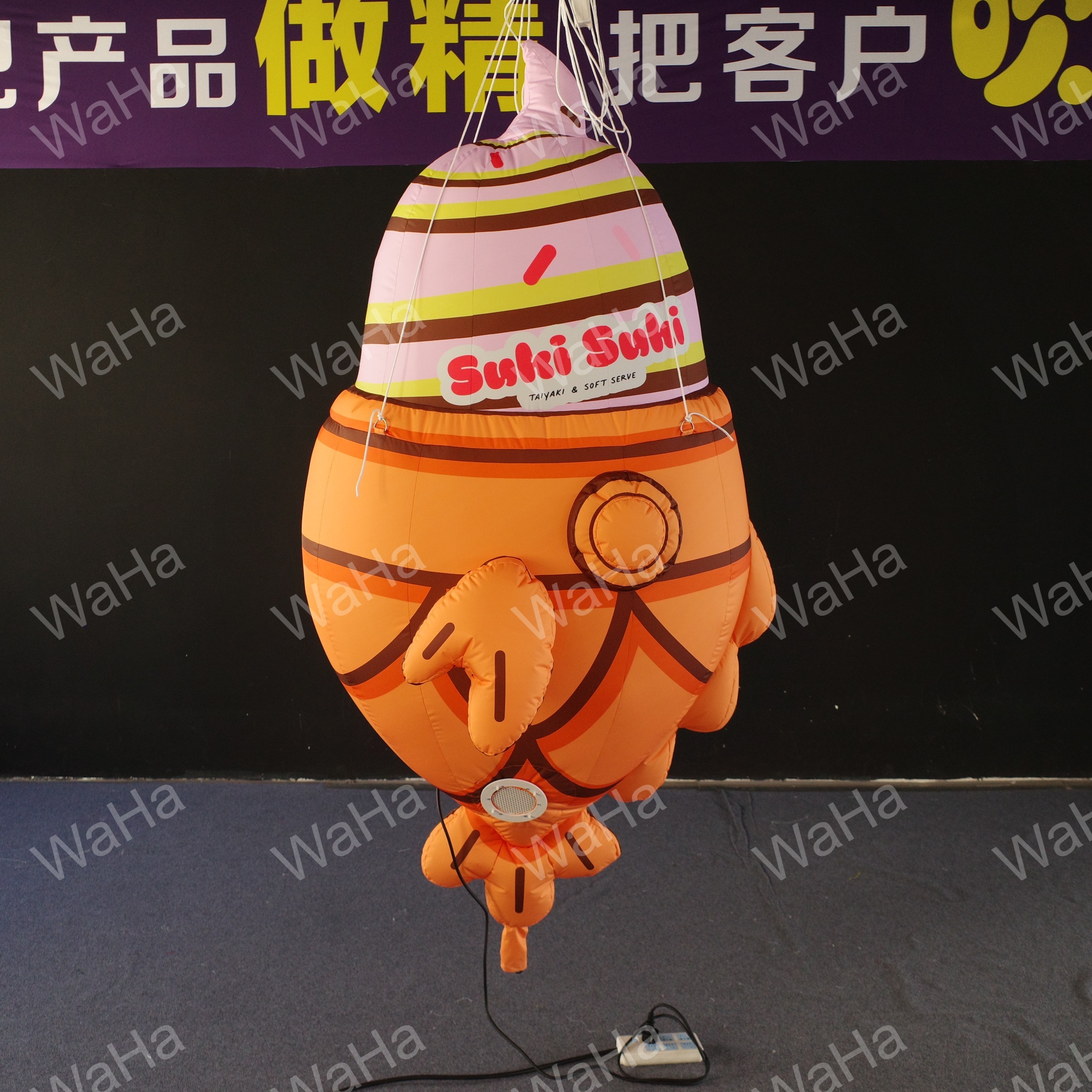 Taiyaki Ice Cream Inflatable, Advertising Inflatable for Food Promotion & Commercial Decoration