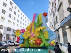 Premium Custom Colorful Floral Art Inflatable, Long-Lasting Advertising Inflatable for Mall & Public Art Project