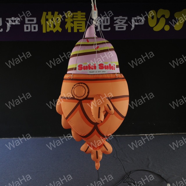 Taiyaki Ice Cream Inflatable, Advertising Inflatable for Food Promotion & Commercial Decoration