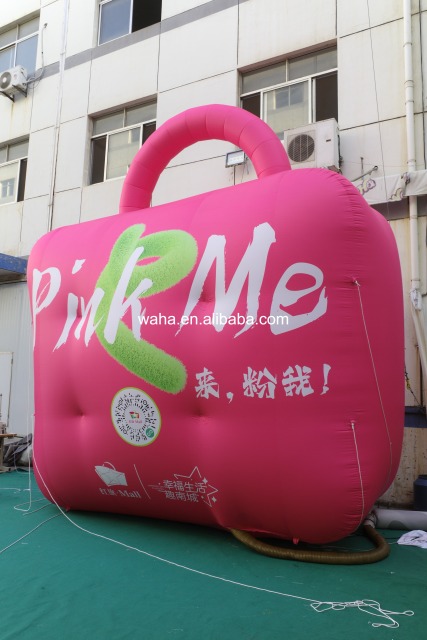 Customized Inflatable Gift Bag Model, Advertising Inflatable for Mall Campaign & Commercial Decoration