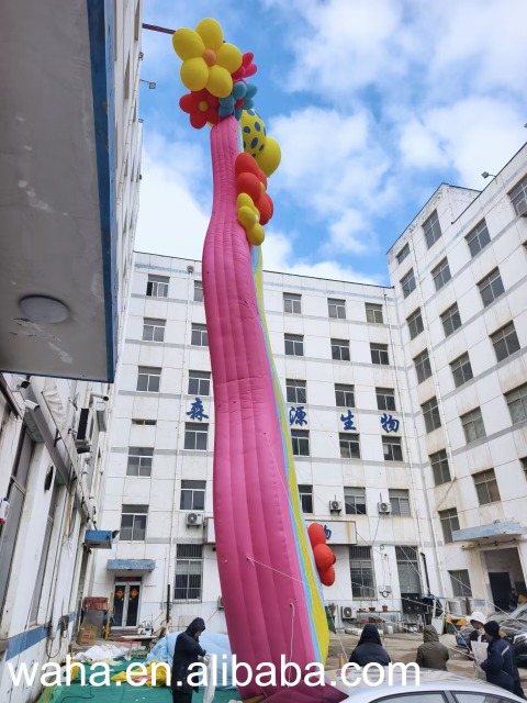 Premium Custom Colorful Floral Art Inflatable, Long-Lasting Advertising Inflatable for Mall & Public Art Project