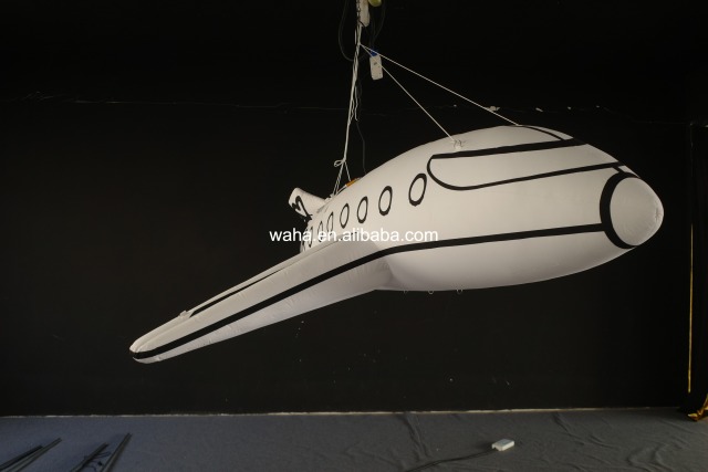 Customized Inflatable Hanging Airplane Model, Advertising Inflatable for Commercial Decoration & Photo Booth