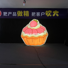 Cartoon Cupcake Inflatable Prop, Promotional Advertising Blow up Inflatable for Dessert Shop & Party