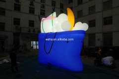 Custom Printed Giant Tote Bag Inflatable, Personalized Advertising Inflatable for Brand Promotion & Retail Activation