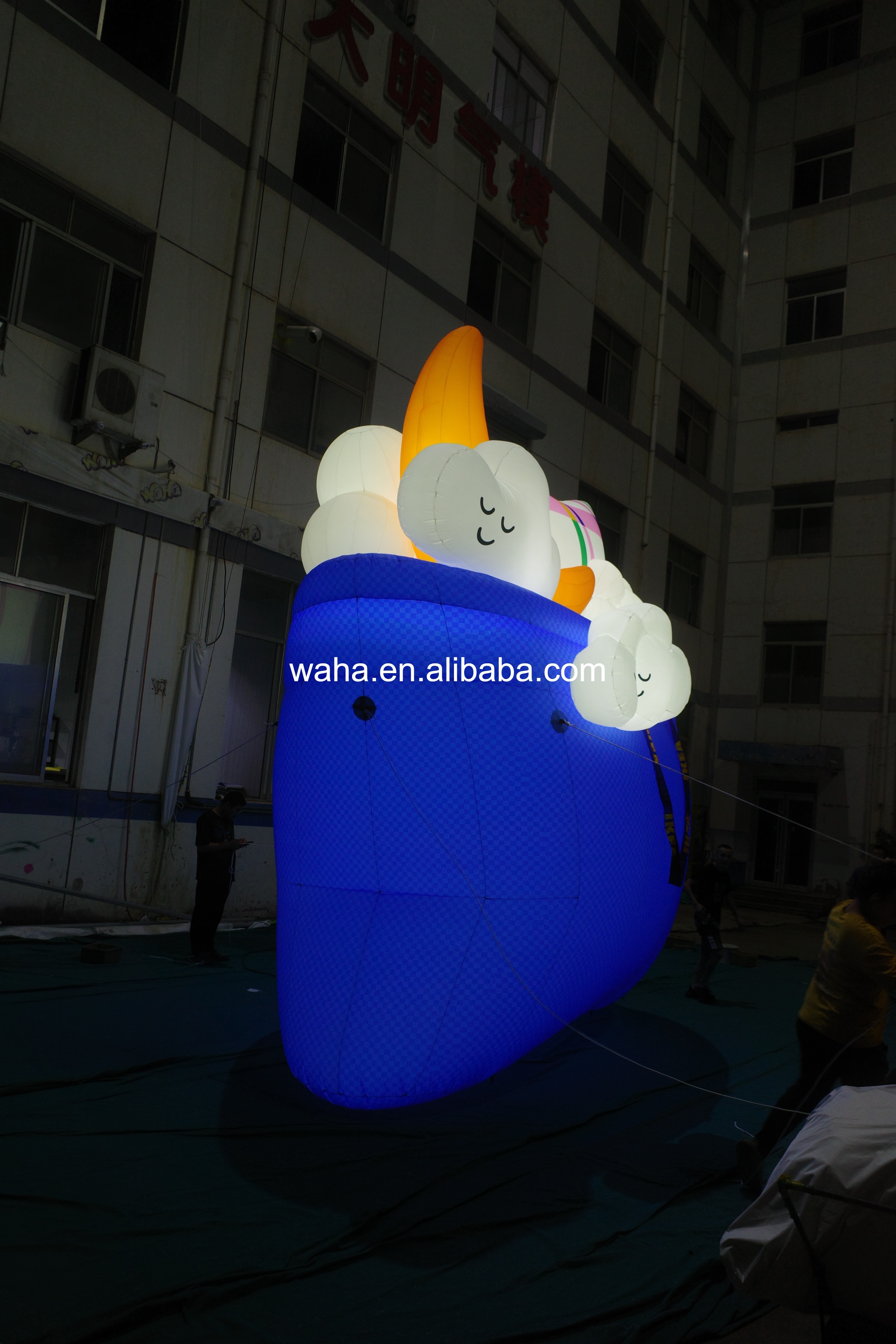 Custom Printed Giant Tote Bag Inflatable, Personalized Advertising Inflatable for Brand Promotion & Retail Activation
