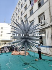 Metallic Gold Spiky Star Inflatable Prop, Promotional Advertising Blow up Inflatable for Festival & Party