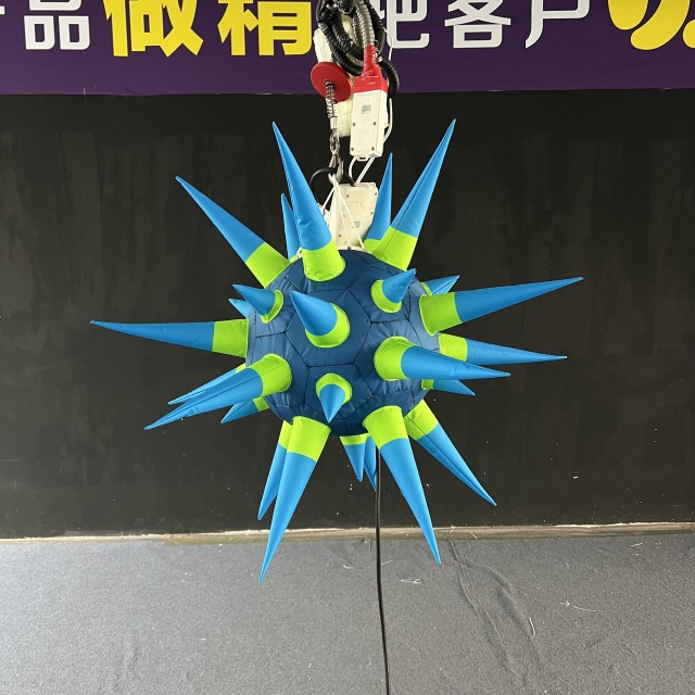 Hanging Inflatable Spike Ball for Event Decor, Durable Advertising Inflatable