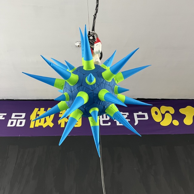 Hanging Inflatable Spike Ball for Event Decor, Durable Advertising Inflatable