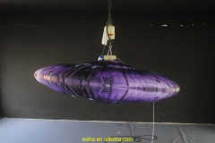 Custom Printed Cyberpunk UFO Inflatable, Personalized Advertising Inflatable for Sci-Fi Convention & Brand Promotion