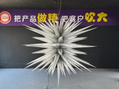 Metallic Gold Spiky Star Inflatable Prop, Promotional Advertising Blow up Inflatable for Festival & Party