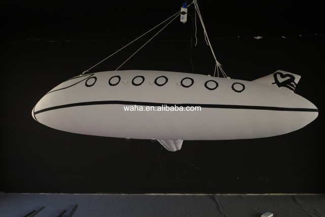 Customized Inflatable Hanging Airplane Model, Advertising Inflatable for Commercial Decoration & Photo Booth