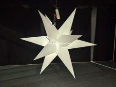 Customized Inflatable LED Striped Star Sculpture, Advertising Inflatable for Ceiling Installation & Commercial Decoration