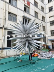 Metallic Gold Spiky Star Inflatable Prop, Promotional Advertising Blow up Inflatable for Festival & Party