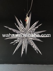Professional Large LED Striped Star Sculpture, Premium Advertising Inflatable for Commercial Exhibition & Night Event