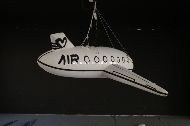 Customized Inflatable Hanging Airplane Model, Advertising Inflatable for Commercial Decoration & Photo Booth
