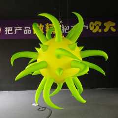 Customized Inflatable Spiky Sphere, Advertising Inflatable for Commercial Decoration & Ceiling Installation