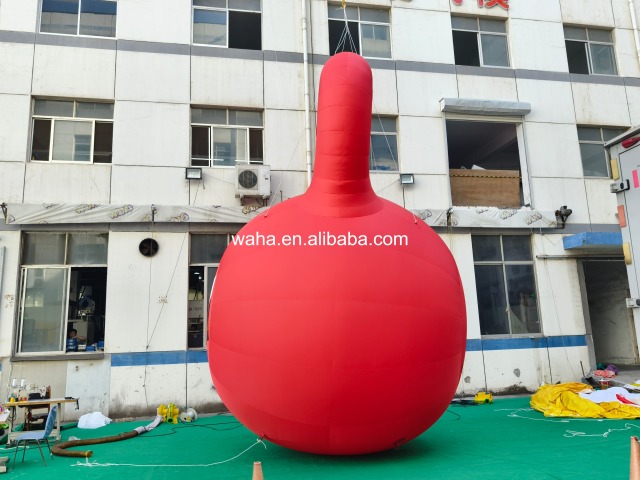 Giant Custom Printed Kettlebell Inflatable for Fitness & Mall Promotion, Durable Advertising Inflatable