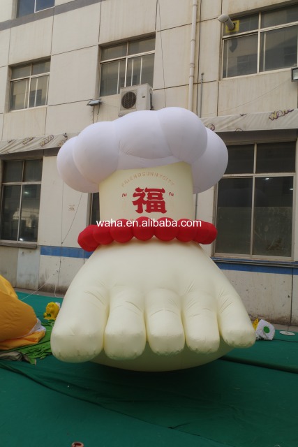 Customized Inflatable Lucky Foot Sculpture, Advertising Inflatable for Commercial Decoration & Photo Booth