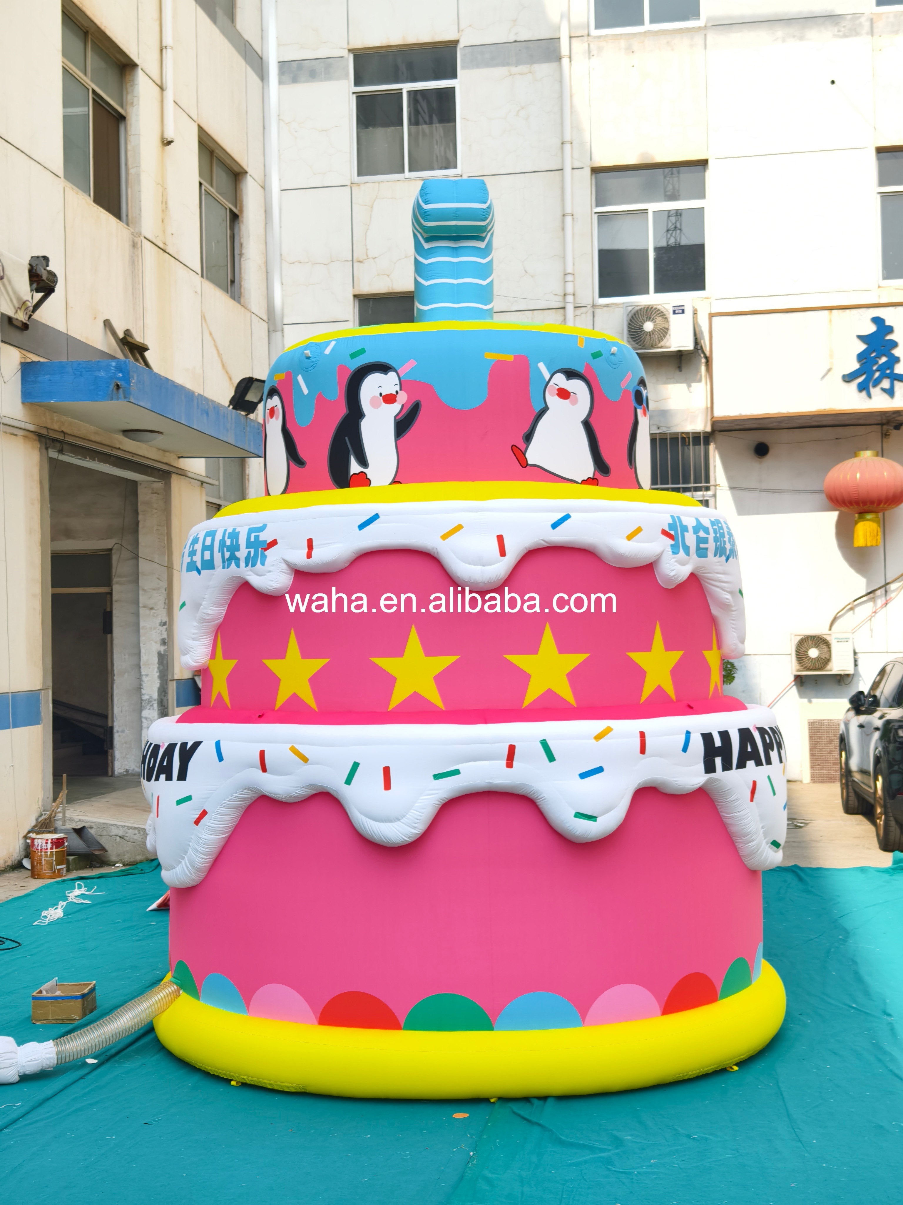 Customized Inflatable Pastel Cake Sculpture, Advertising Inflatable for Commercial Decoration & Photo Booth