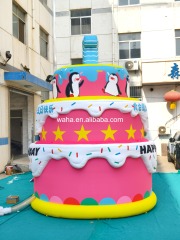 Customized Inflatable Pastel Cake Sculpture, Advertising Inflatable for Commercial Decoration & Photo Booth