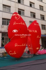 Custom Printed Polka Dot Bow Inflatable, Personalized Advertising Inflatable for Valentine's & Retail Campaign