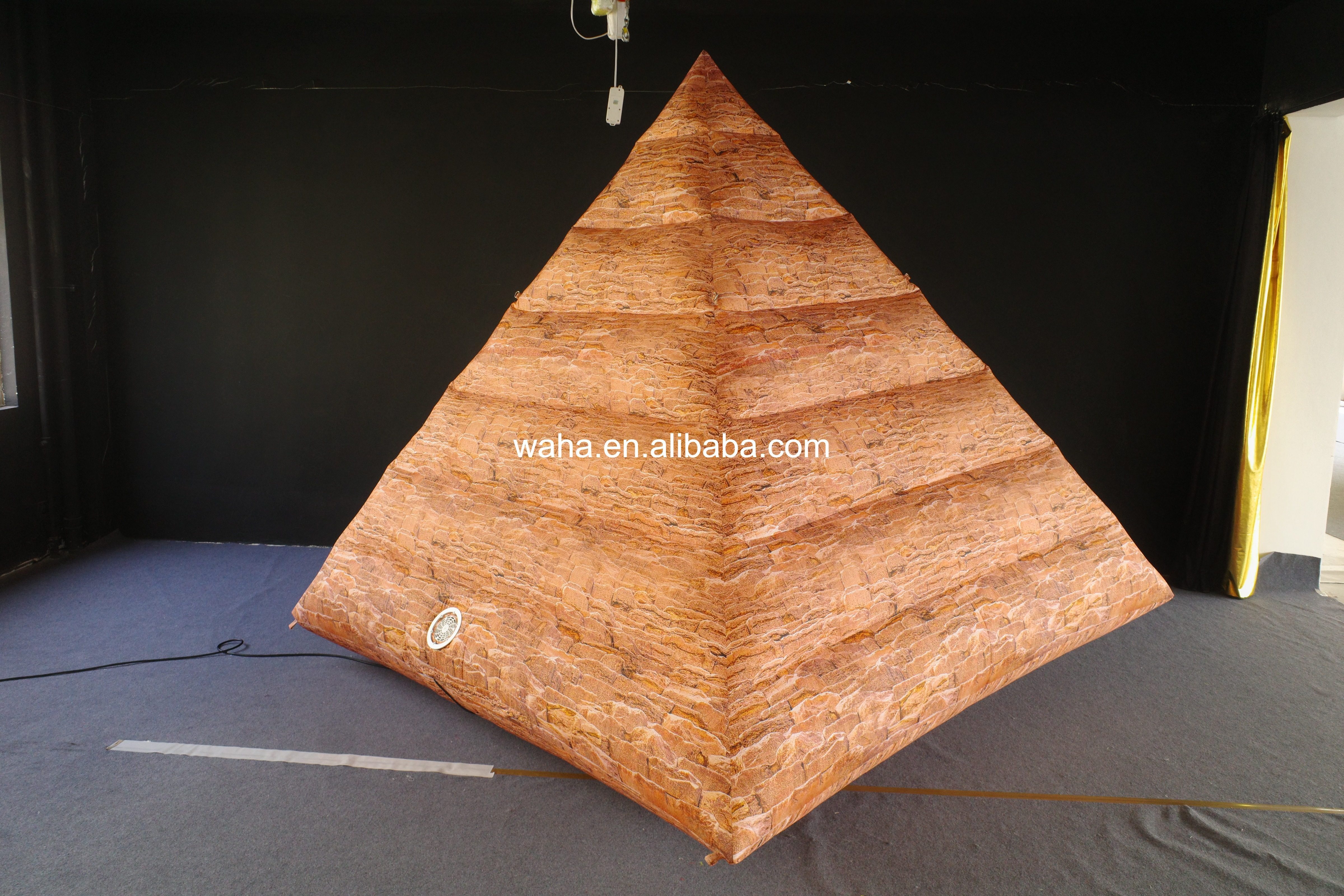 Custom Printed Ancient Pyramid Inflatable, Personalized Advertising Inflatable for Theme Park & Exhibition Display