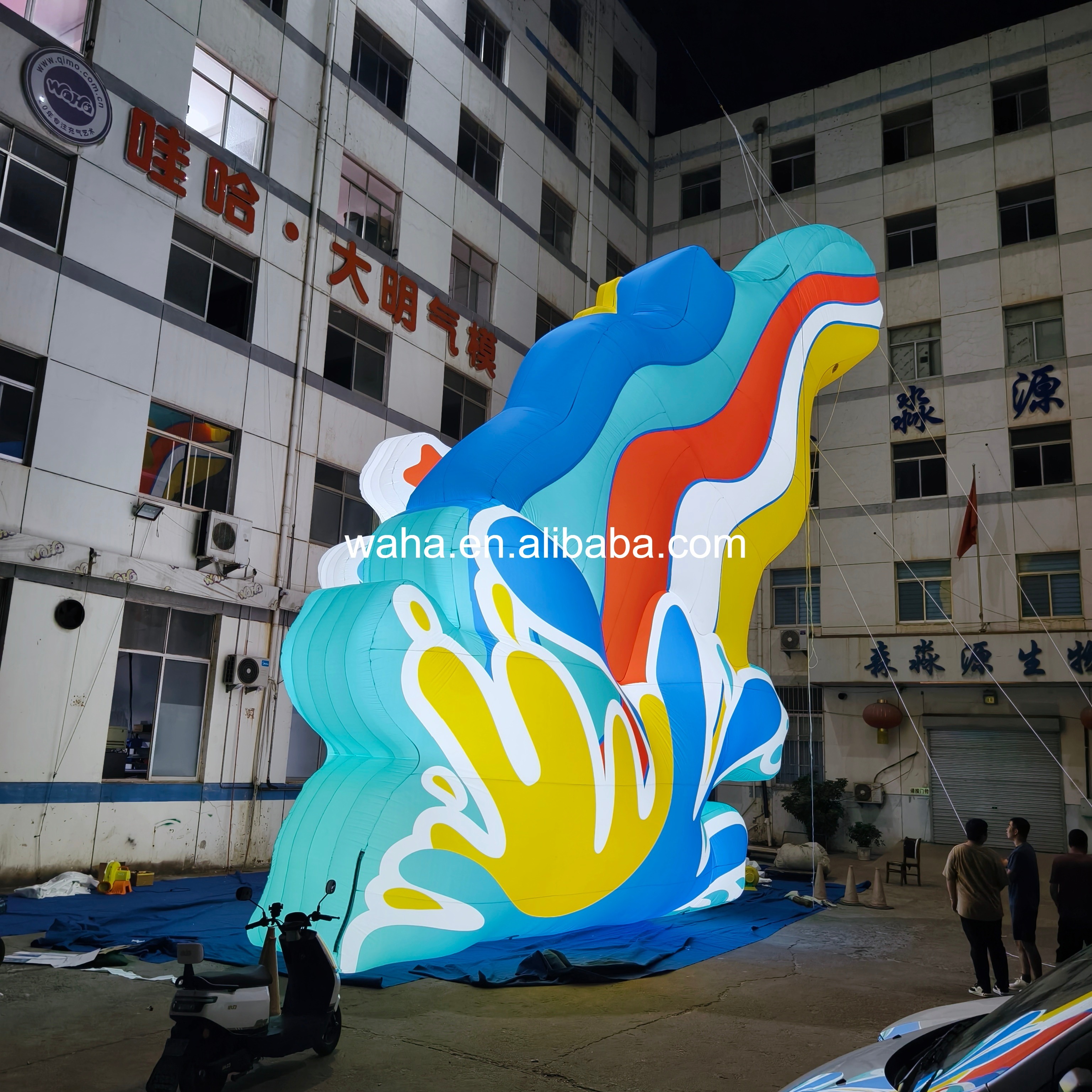 Custom Printed Colorful Abstract Inflatable, Personalized Advertising Inflatable for Mall & Art Exhibition