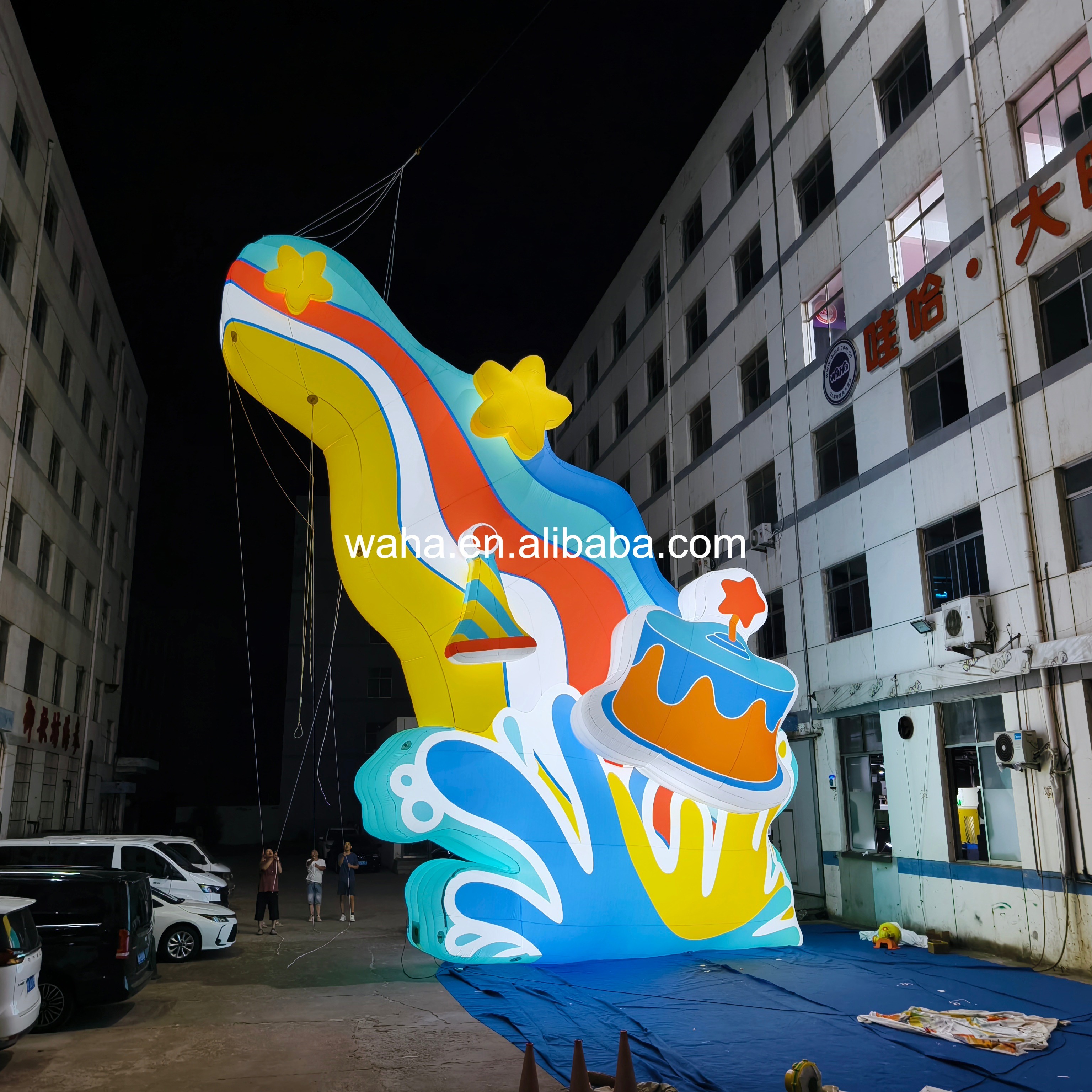 Custom Printed Colorful Abstract Inflatable, Personalized Advertising Inflatable for Mall & Art Exhibition