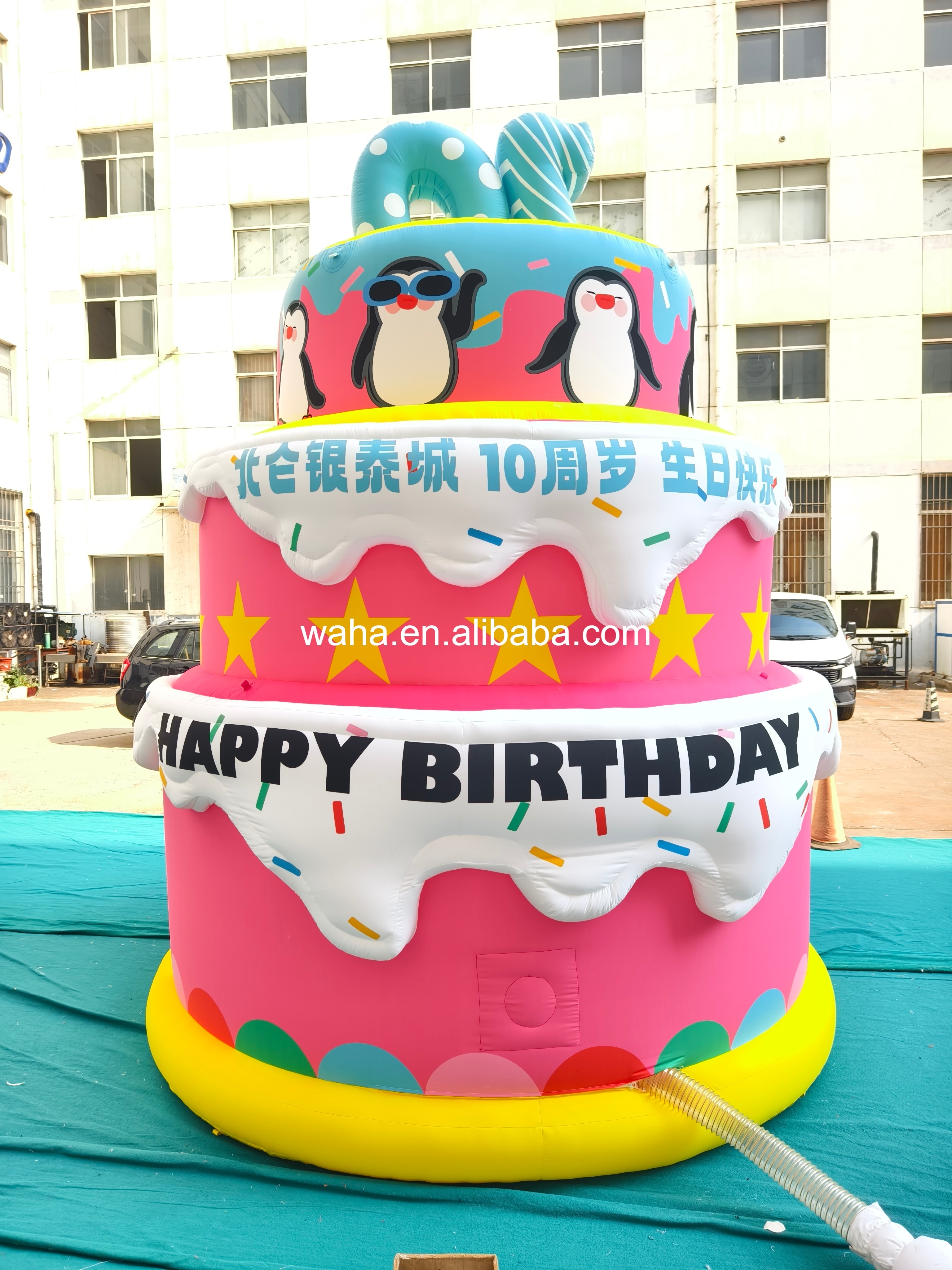 Customized Inflatable Pastel Cake Sculpture, Advertising Inflatable for Commercial Decoration & Photo Booth