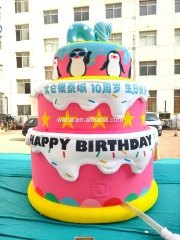 Customized Inflatable Pastel Cake Sculpture, Advertising Inflatable for Commercial Decoration & Photo Booth