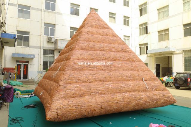 Custom Printed Ancient Pyramid Inflatable, Personalized Advertising Inflatable for Theme Park & Exhibition Display