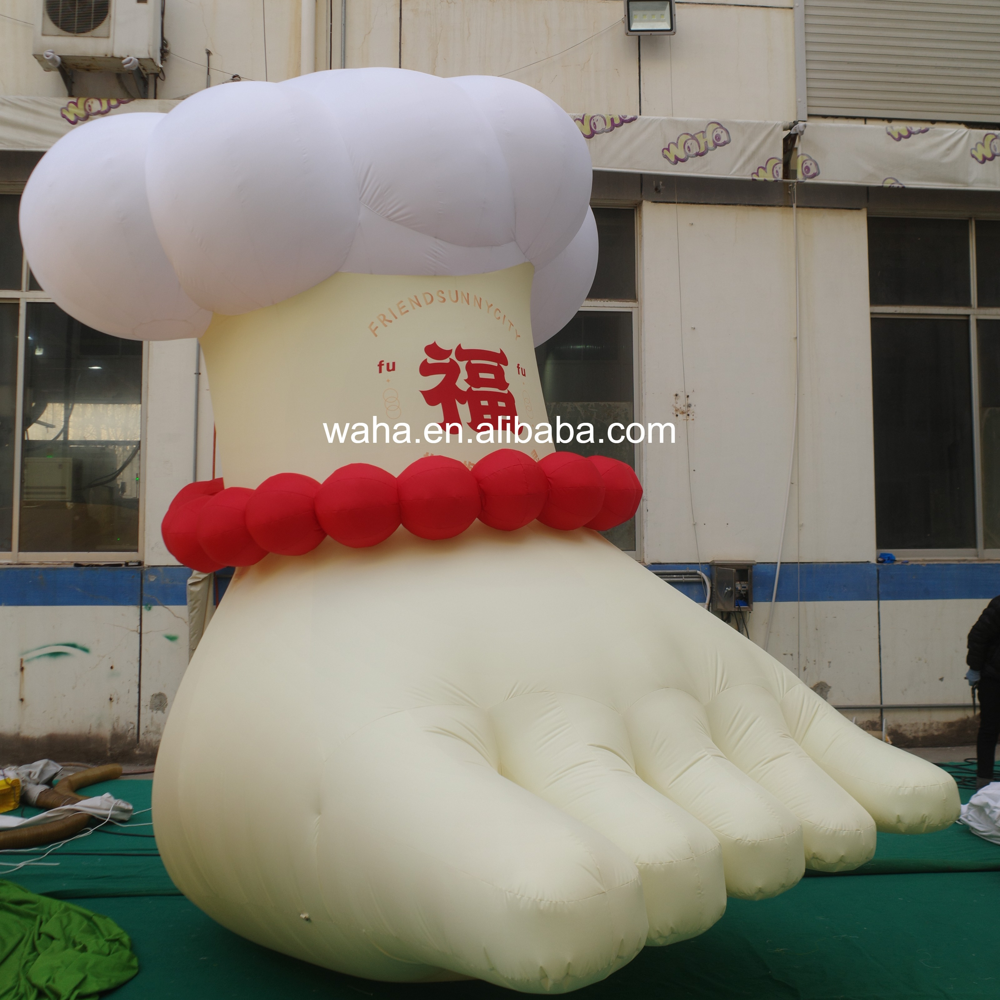 Customized Inflatable Lucky Foot Sculpture, Advertising Inflatable for Commercial Decoration & Photo Booth