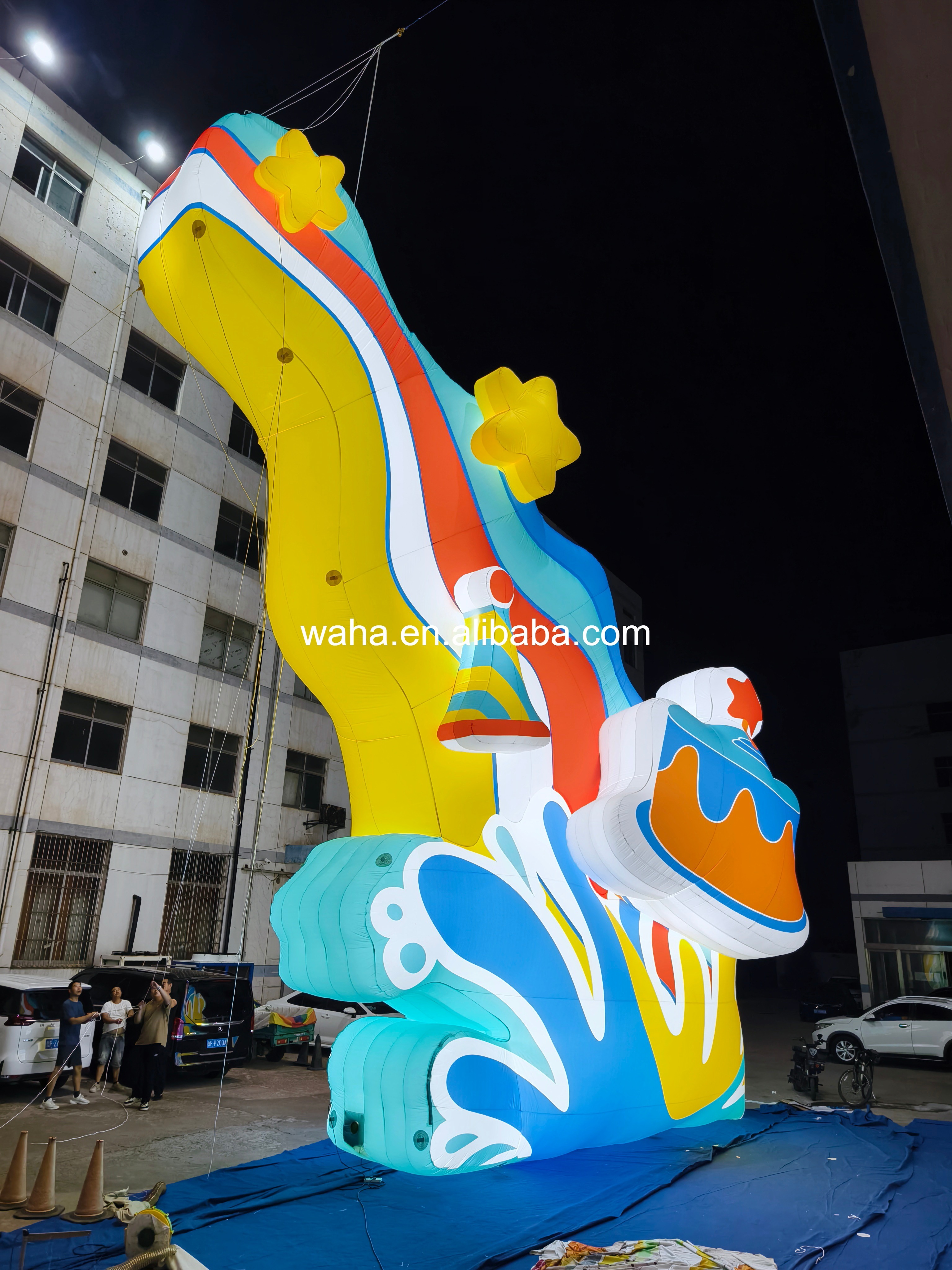 Custom Printed Colorful Abstract Inflatable, Personalized Advertising Inflatable for Mall & Art Exhibition