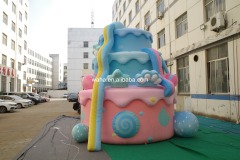 Customized Inflatable Pastel Cake Sculpture, Advertising Inflatable for Commercial Decoration & Photo Booth