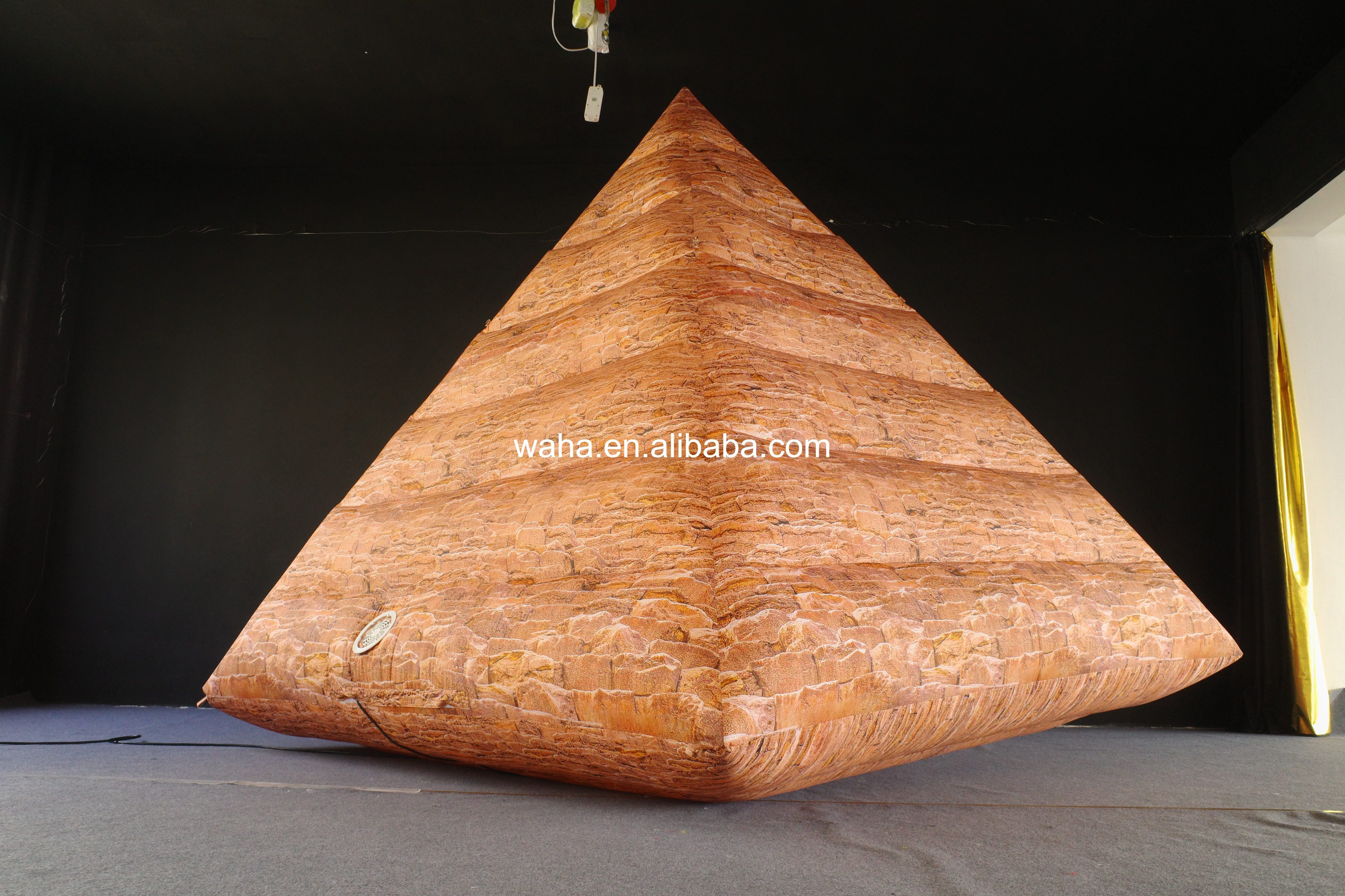 Custom Printed Ancient Pyramid Inflatable, Personalized Advertising Inflatable for Theme Park & Exhibition Display
