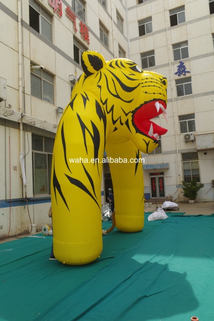 Custom Printed Animal Themed Inflatable Arch, Personalized Advertising Inflatable for Carnival & Retail Event