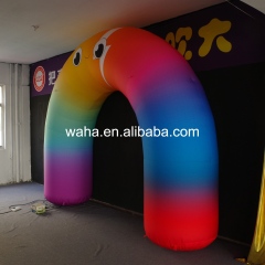 Custom Printed Cartoon Rainbow Inflatable Arch, Personalized Advertising Inflatable for Retail Event & Themed Party