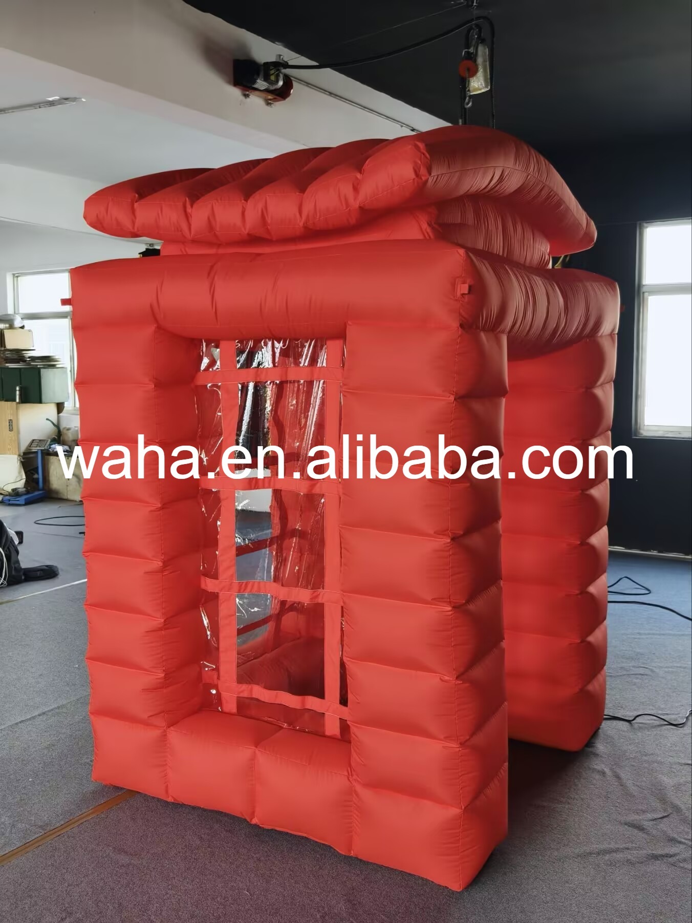 Professional Large London Style Phone Booth Sculpture, Premium Advertising Inflatable for Commercial Exhibition