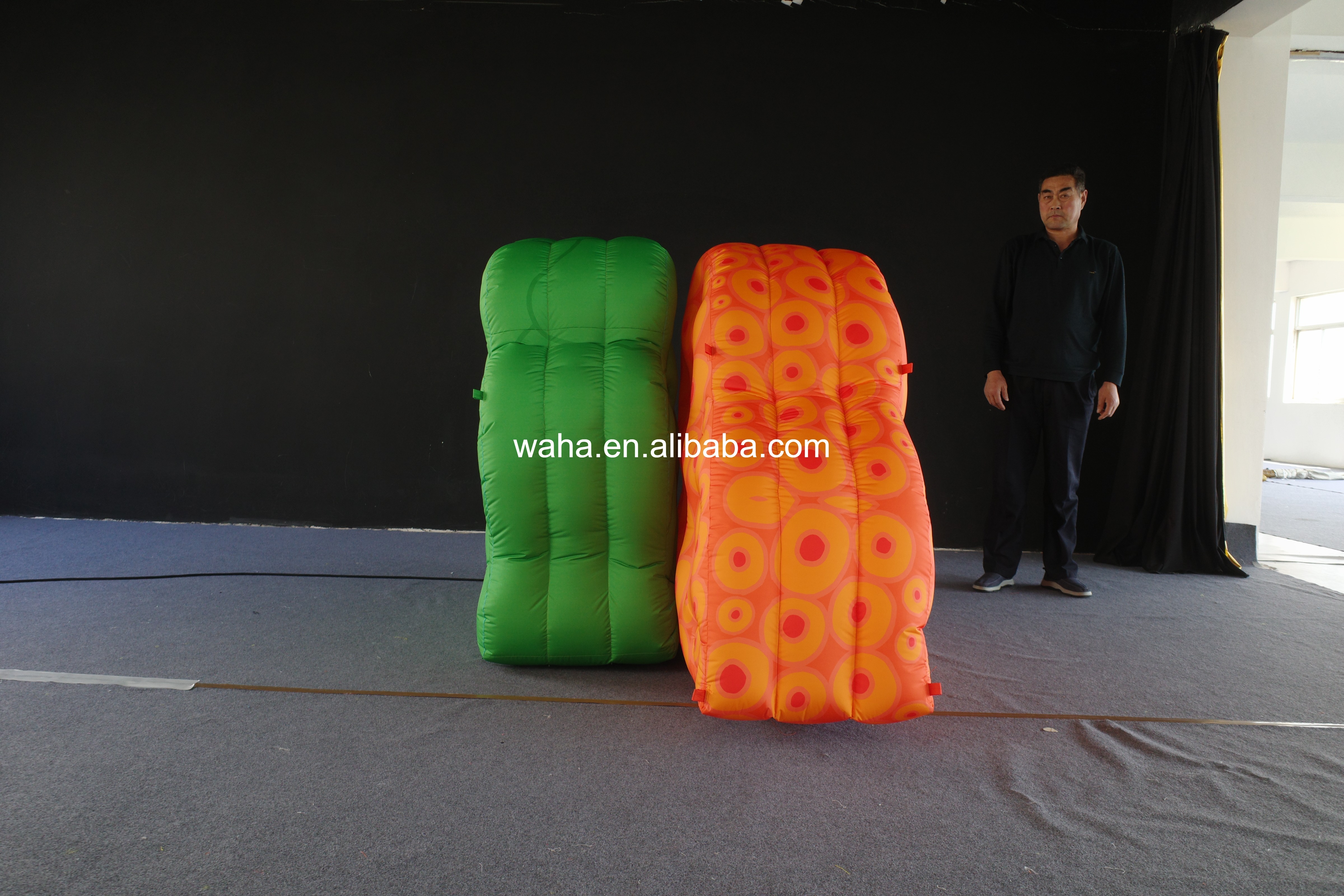 Professional Large Orange Slice Sculpture, Premium Advertising Inflatable for Commercial Exhibition & Art Installation