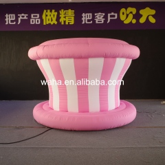 Whimsical Magic Top Hat Inflatable Prop, Promotional Advertising Blow up Inflatable for Carnival & Mall