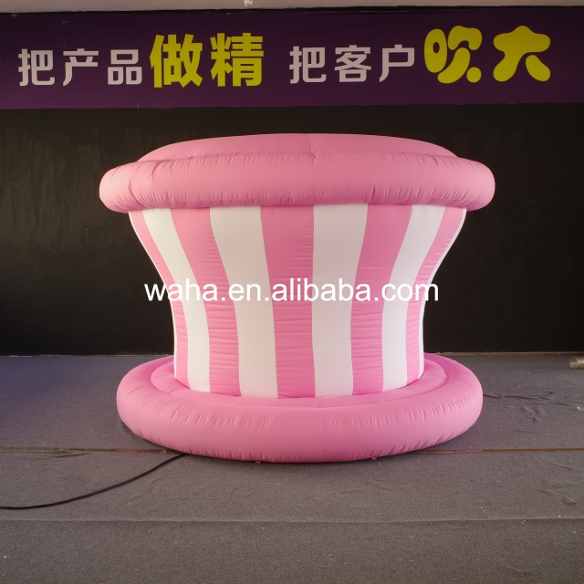Whimsical Magic Top Hat Inflatable Prop, Promotional Advertising Blow up Inflatable for Carnival & Mall