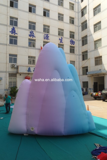 Customized Inflatable Gradient Mountain Sculpture, Advertising Inflatable for Commercial Decoration & Photo Booth