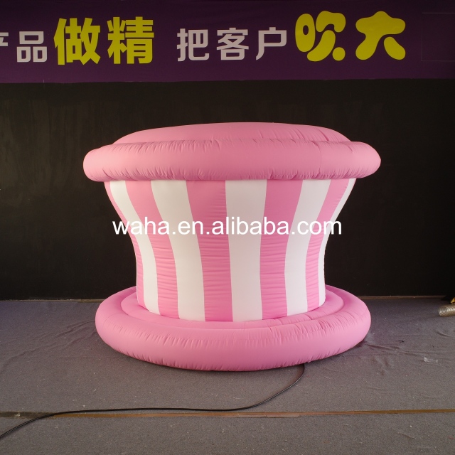 Whimsical Magic Top Hat Inflatable Prop, Promotional Advertising Blow up Inflatable for Carnival & Mall