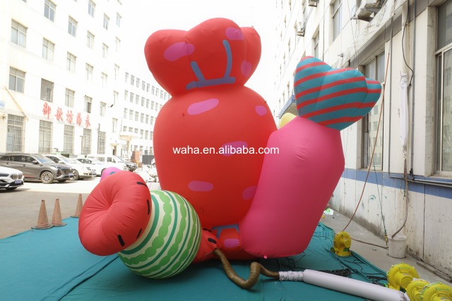 Whimsical Colorful Carrot Inflatable Prop, Promotional Advertising Blow up Inflatable for Carnival & Mall