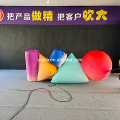 Premium Custom LED Geometric Light Inflatable Set, Long-Lasting Advertising Inflatable for Urban Art & Festival Decoration