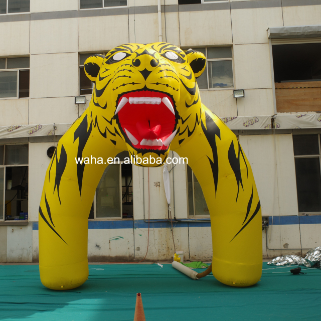 Custom Printed Animal Themed Inflatable Arch, Personalized Advertising Inflatable for Carnival & Retail Event