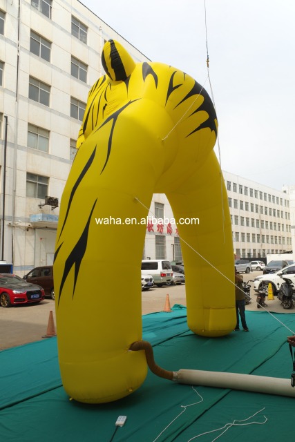 Custom Printed Animal Themed Inflatable Arch, Personalized Advertising Inflatable for Carnival & Retail Event