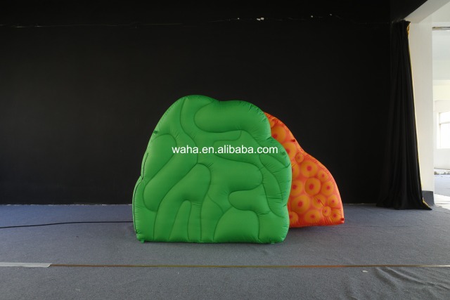 Professional Large Orange Slice Sculpture, Premium Advertising Inflatable for Commercial Exhibition & Art Installation