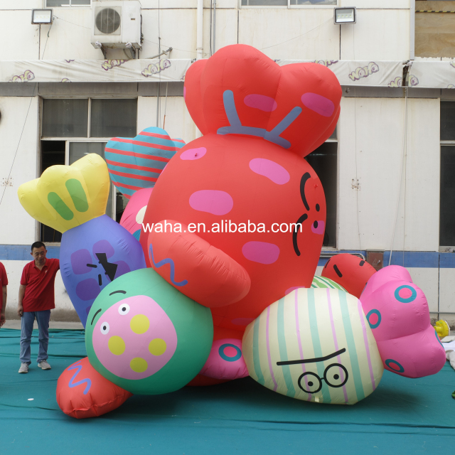 Whimsical Colorful Carrot Inflatable Prop, Promotional Advertising Blow up Inflatable for Carnival & Mall